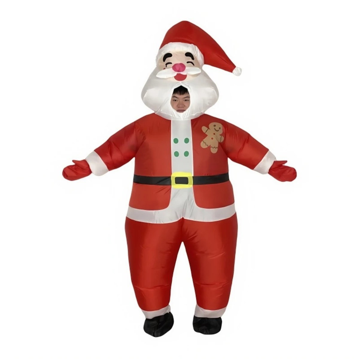Inflatables Christmas Costume Inflatable Santa Costumes Snowman Gingerbread Man - ChildAngle