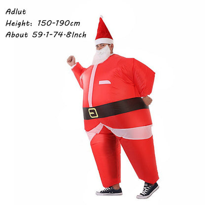 Inflatables Christmas Costume Inflatable Santa Costumes Snowman Gingerbread Man - ChildAngle