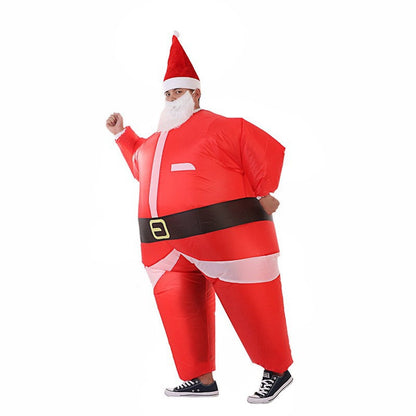 Inflatables Christmas Costume Inflatable Santa Costumes Snowman Gingerbread Man - ChildAngle