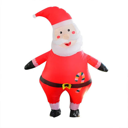 Inflatables Christmas Costume Inflatable Santa Costumes Snowman Gingerbread Man - ChildAngle