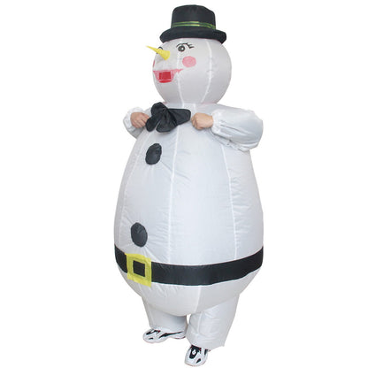 Inflatables Christmas Costume Inflatable Santa Costumes Snowman Gingerbread Man - ChildAngle