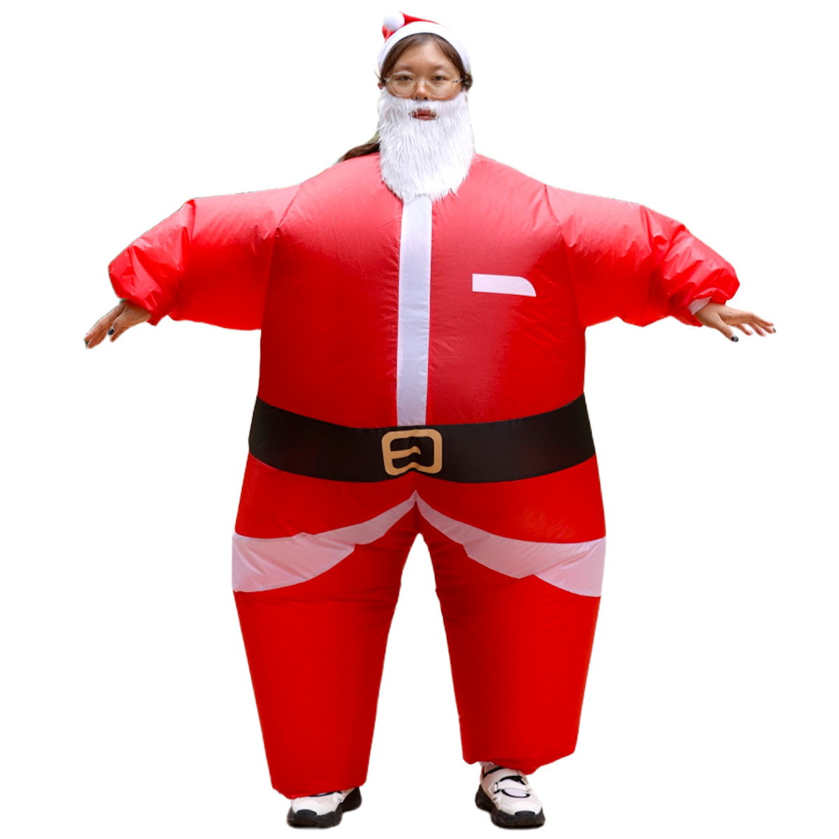 Inflatables Christmas Costume Inflatable Santa Costumes Snowman Gingerbread Man - ChildAngle
