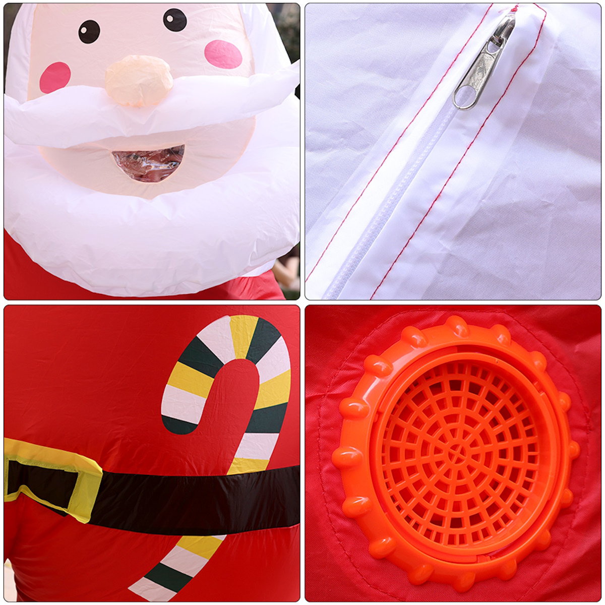 Inflatables Christmas Costume Inflatable Santa Costumes Snowman Gingerbread Man - ChildAngle