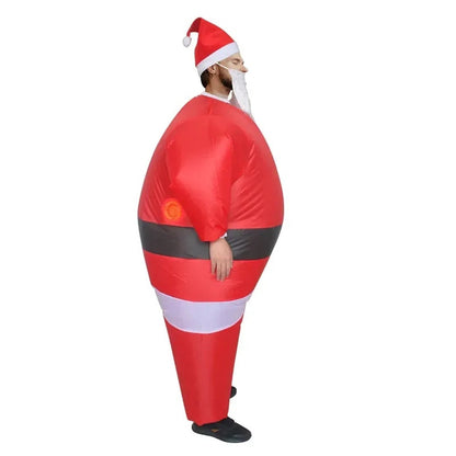Inflatables Christmas Costume Inflatable Santa Costumes Snowman Gingerbread Man - ChildAngle
