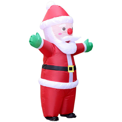 Inflatables Christmas Costume Inflatable Santa Costumes Snowman Gingerbread Man - ChildAngle