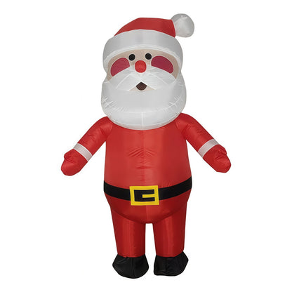 Inflatables Christmas Costume Inflatable Santa Costumes Snowman Gingerbread Man - ChildAngle