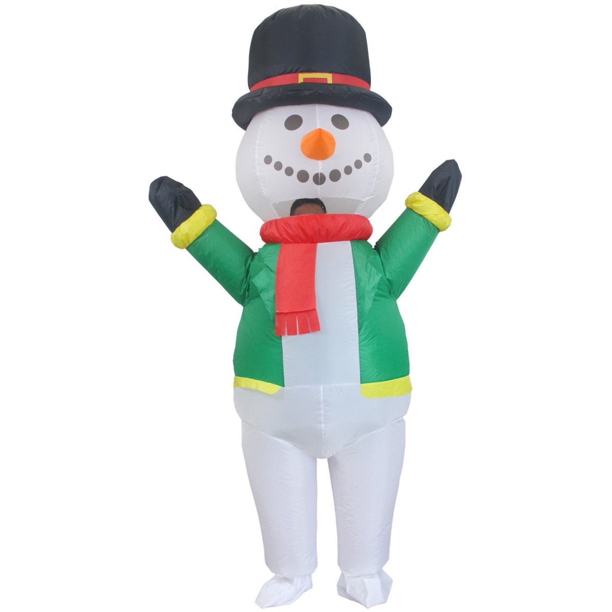 Inflatables Christmas Costume Inflatable Santa Costumes Snowman Gingerbread Man - ChildAngle