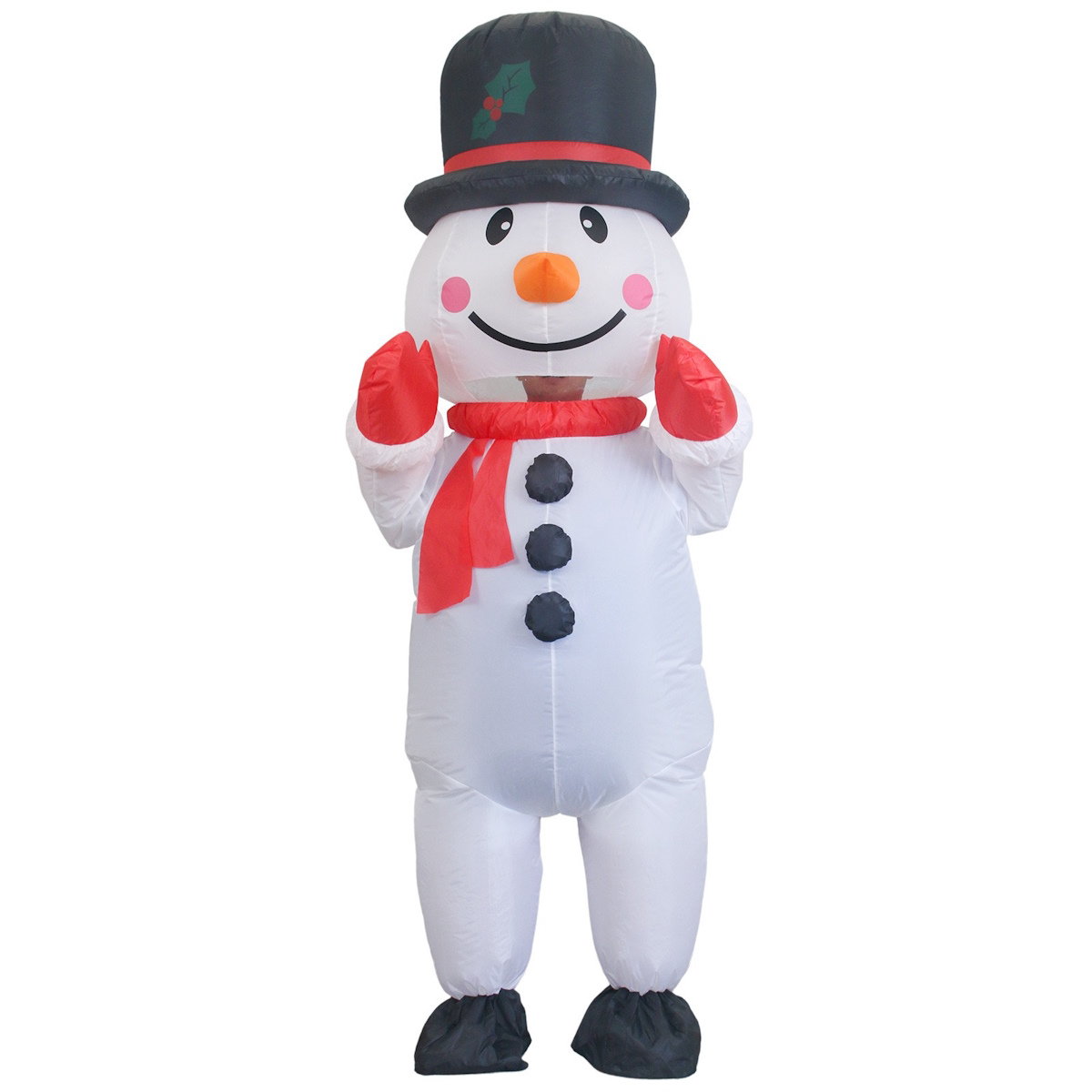 Inflatables Christmas Costume Inflatable Santa Costumes Snowman Gingerbread Man - ChildAngle