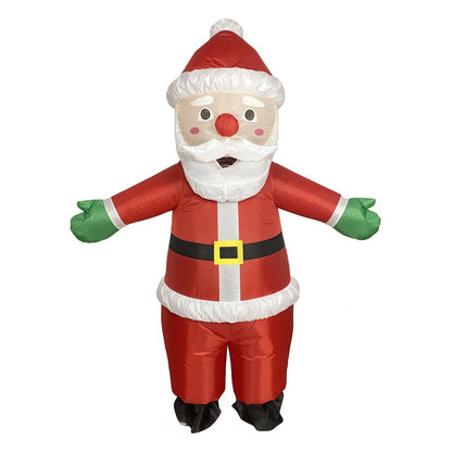 Inflatables Christmas Costume Inflatable Santa Costumes Snowman Gingerbread Man - ChildAngle