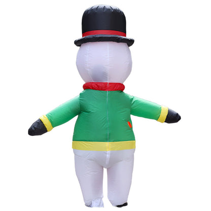 Inflatables Christmas Costume Inflatable Santa Costumes Snowman Gingerbread Man - ChildAngle