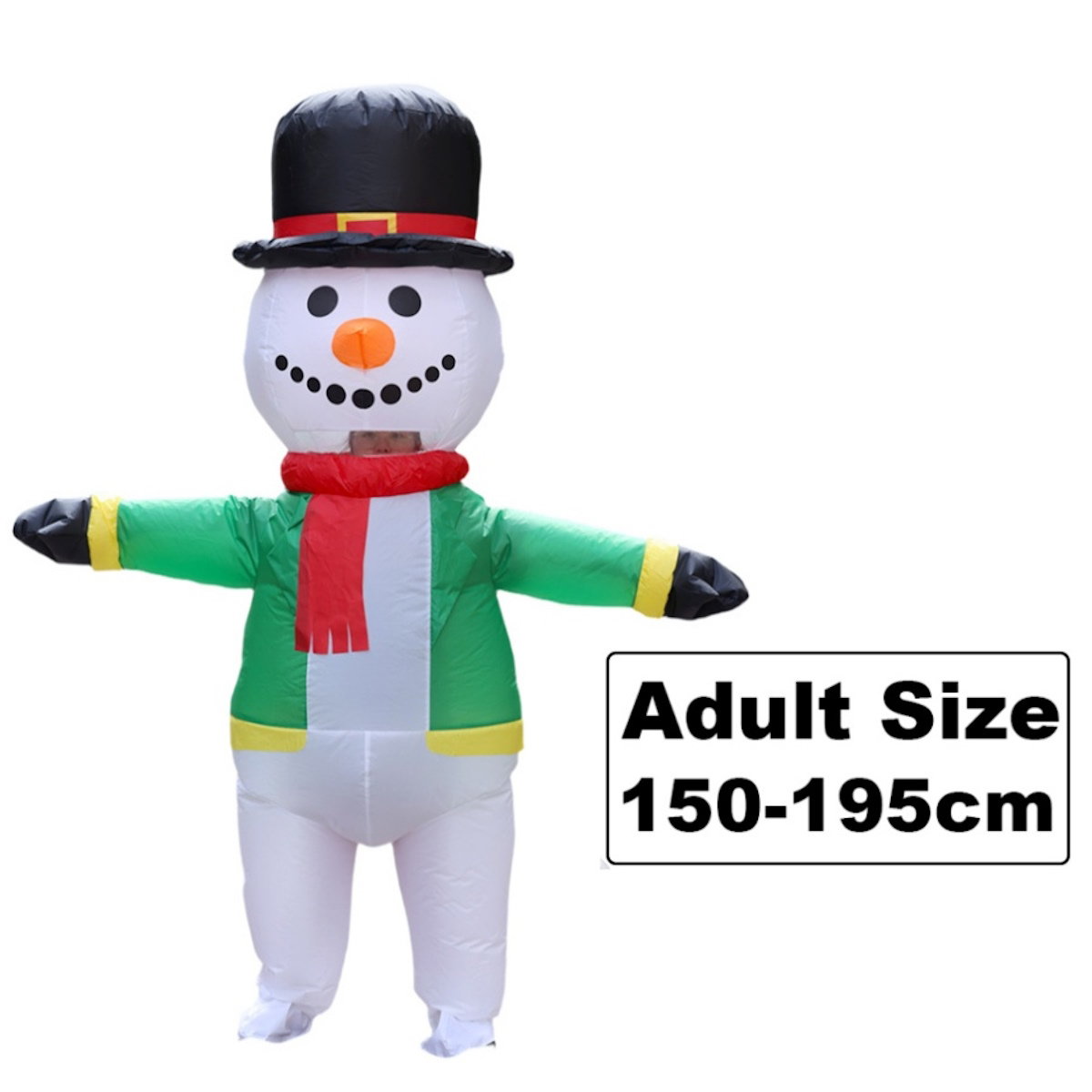 Inflatables Christmas Costume Inflatable Santa Costumes Snowman Gingerbread Man - ChildAngle