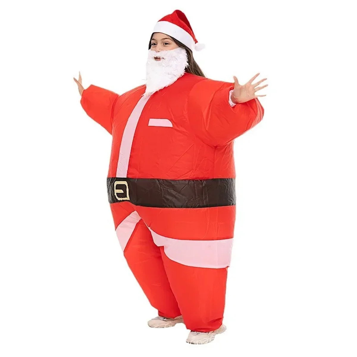 Inflatables Christmas Costume Inflatable Santa Costumes Snowman Gingerbread Man - ChildAngle