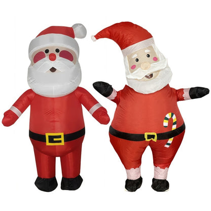 Inflatables Christmas Costume Inflatable Santa Costumes Snowman Gingerbread Man - ChildAngle