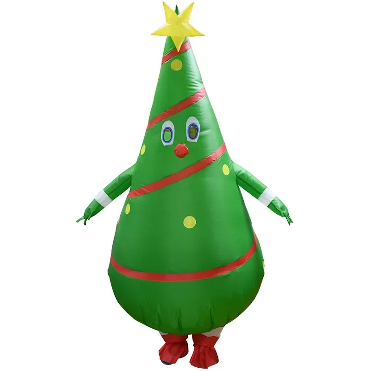 Inflatables Christmas Costume Inflatable Santa Costumes Snowman Gingerbread Man - ChildAngle