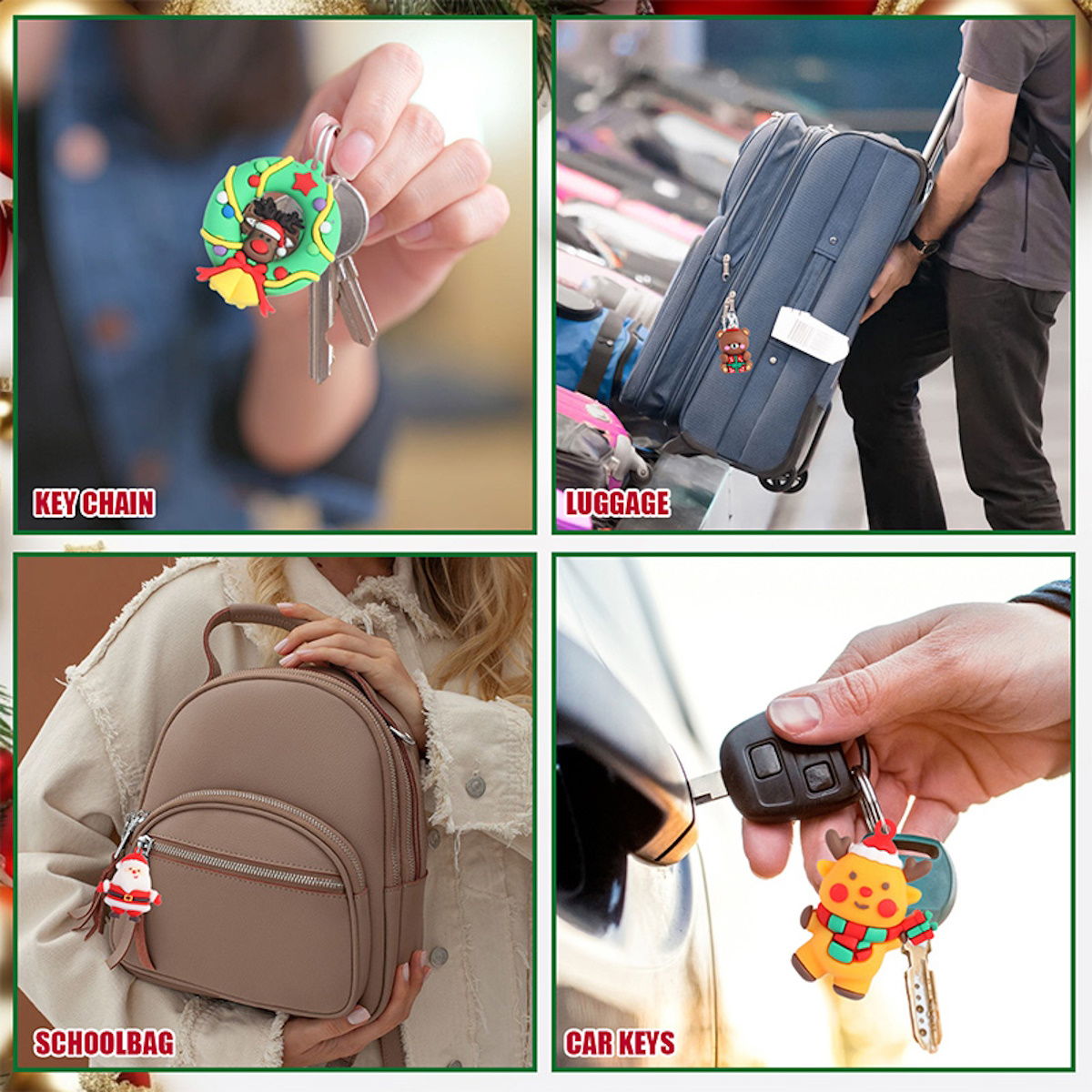 Christmas Squishy Advent Calendar with 24 PCS Ornaments Countdown - ChildAngle