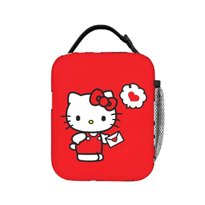 Cute Pattern Hello Kitty Lunch Bags Portable Insulated School Lunch Bag - ChildAngle