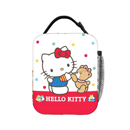 Cute Pattern Hello Kitty Lunch Bags Portable Insulated School Lunch Bag - ChildAngle