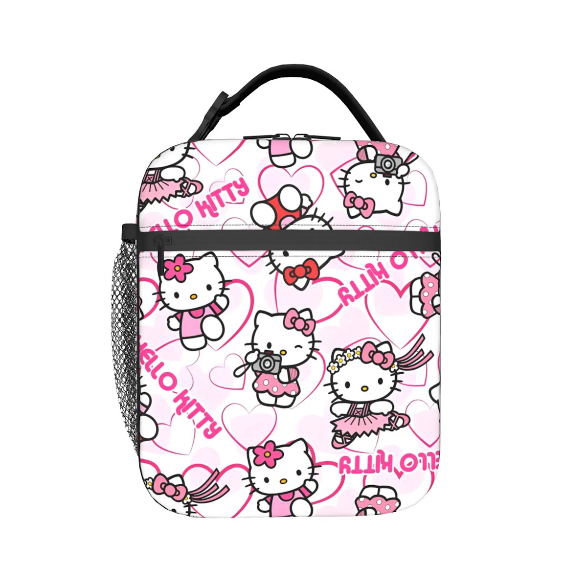 Cute Pattern Hello Kitty Lunch Bags Portable Insulated School Lunch Bag - ChildAngle