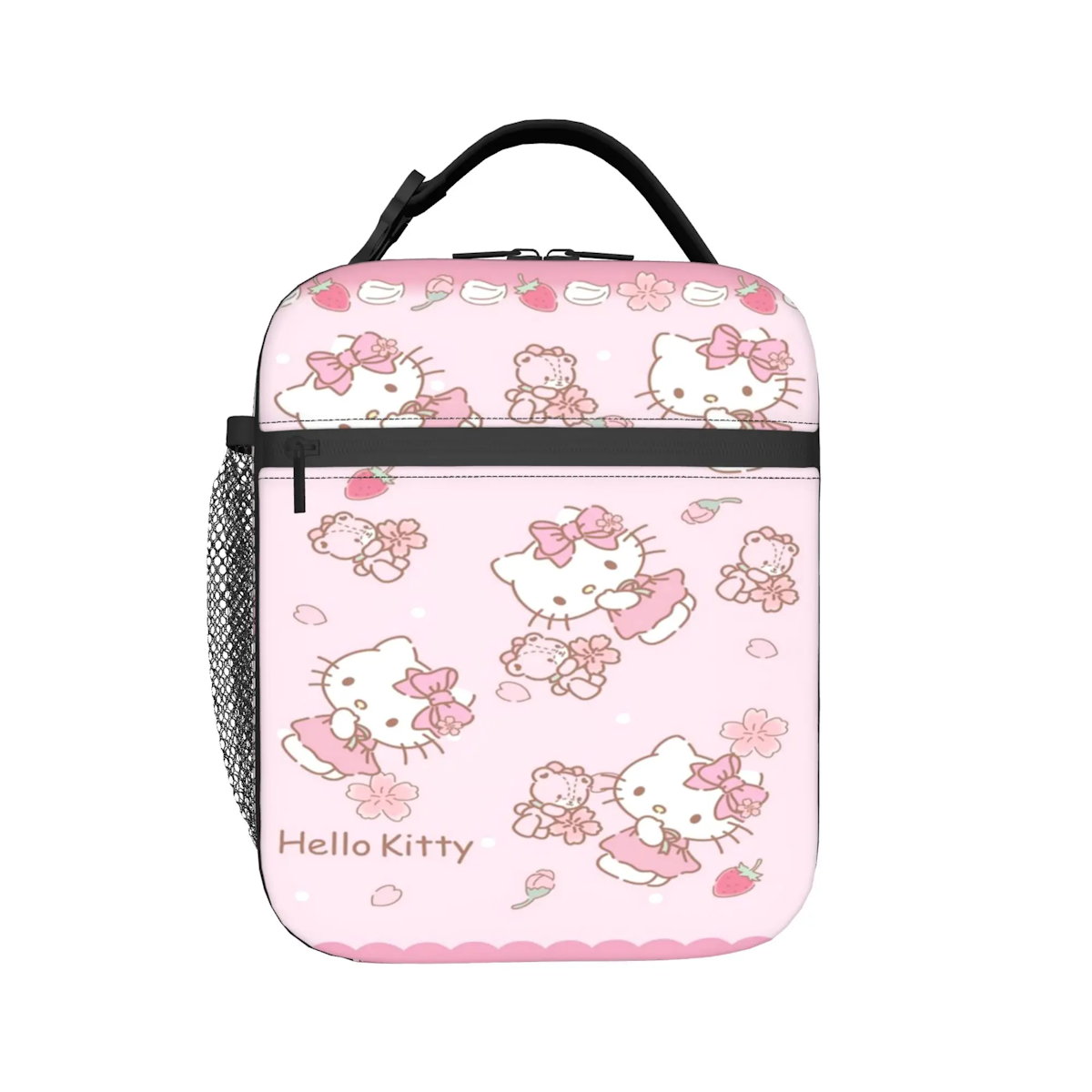 Cute Pattern Hello Kitty Lunch Bags Portable Insulated School Lunch Bag - ChildAngle