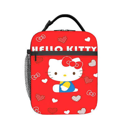 Cute Pattern Hello Kitty Lunch Bags Portable Insulated School Lunch Bag - ChildAngle