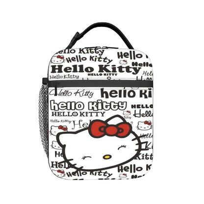 Cute Pattern Hello Kitty Lunch Bags Portable Insulated School Lunch Bag - ChildAngle