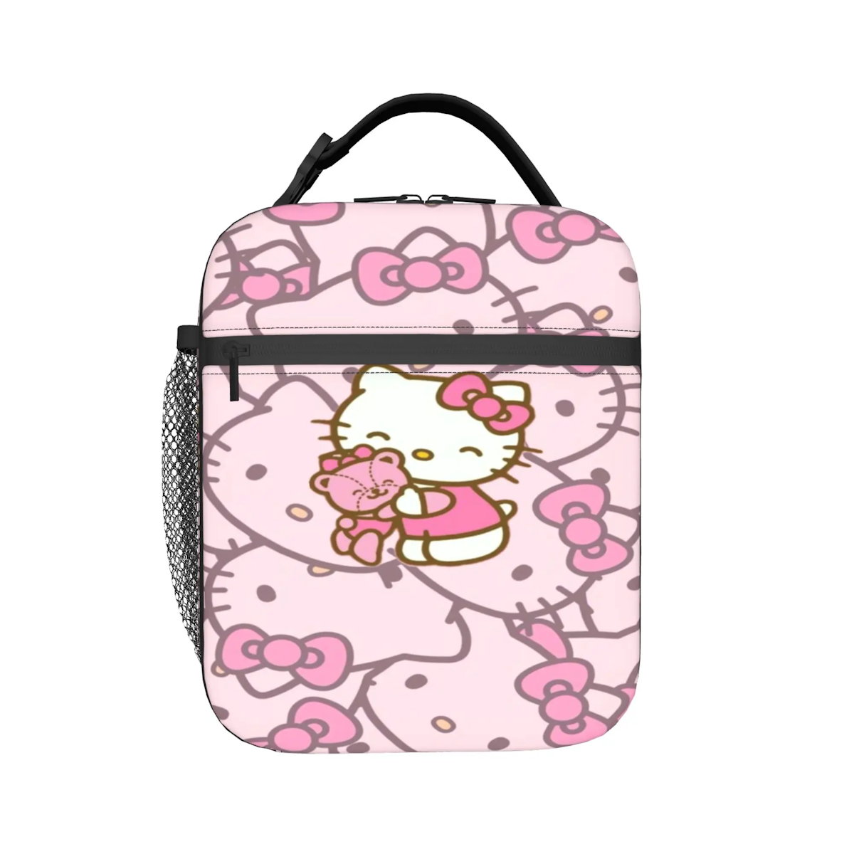 Cute Pattern Hello Kitty Lunch Bags Portable Insulated School Lunch Bag - ChildAngle
