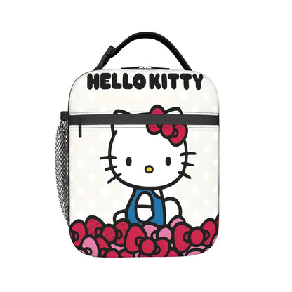 Cute Pattern Hello Kitty Lunch Bags Portable Insulated School Lunch Bag - ChildAngle
