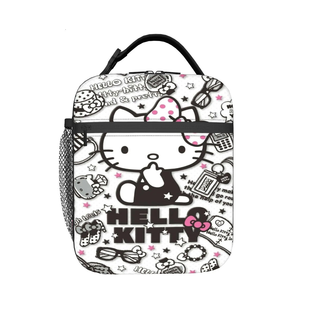 Cute Pattern Hello Kitty Lunch Bags Portable Insulated School Lunch Bag - ChildAngle