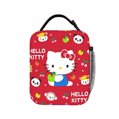 Cute Pattern Hello Kitty Lunch Bags Portable Insulated School Lunch Bag - ChildAngle