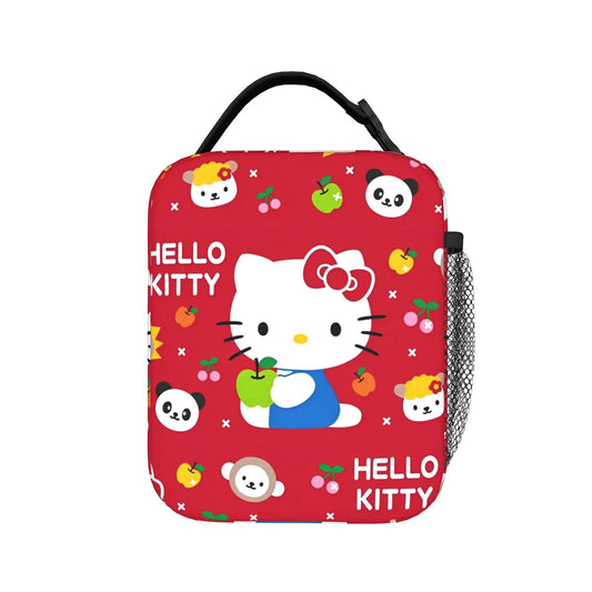 Cute Pattern Hello Kitty Lunch Bags Portable Insulated School Lunch Bag - ChildAngle