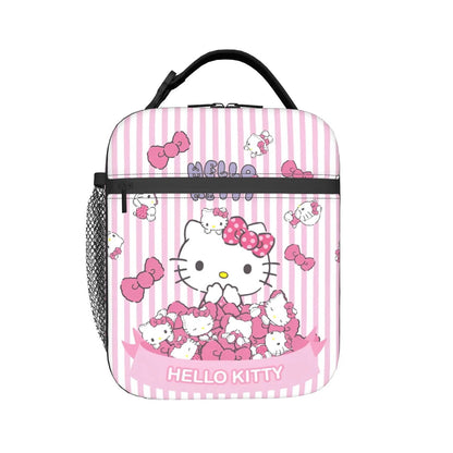 Cute Pattern Hello Kitty Lunch Bags Portable Insulated School Lunch Bag - ChildAngle