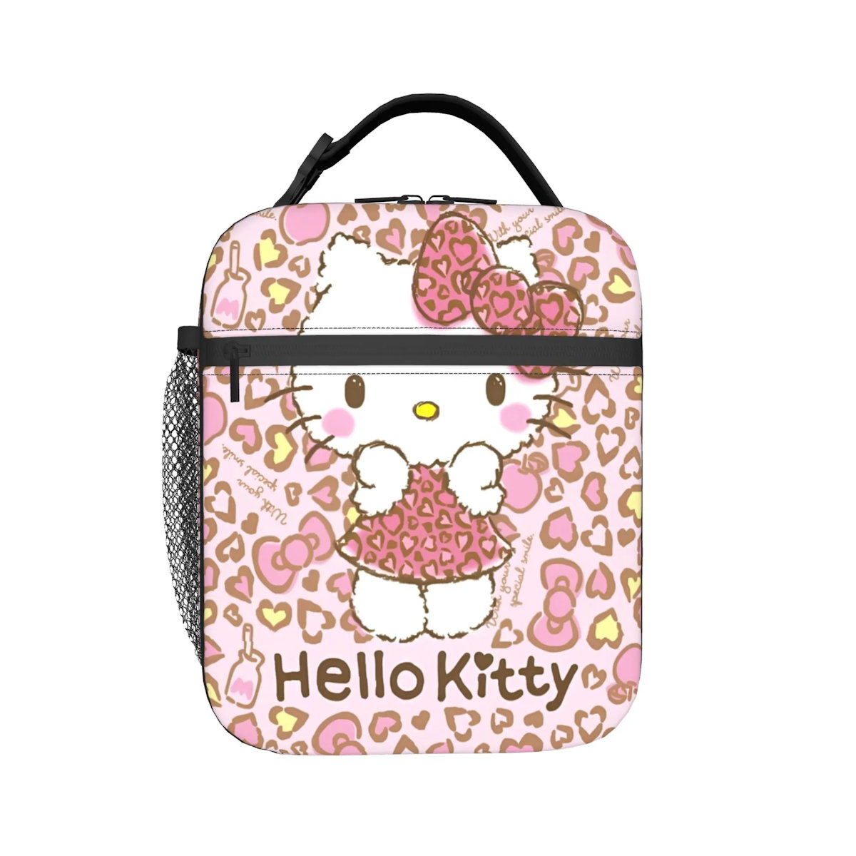 Cute Pattern Hello Kitty Lunch Bags Portable Insulated School Lunch Bag - ChildAngle
