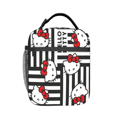 Cute Pattern Hello Kitty Lunch Bags Portable Insulated School Lunch Bag - ChildAngle