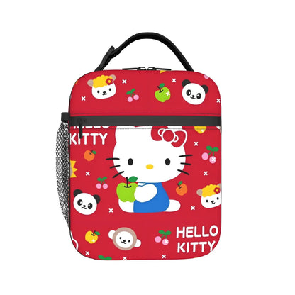 Cute Pattern Hello Kitty Lunch Bags Portable Insulated School Lunch Bag - ChildAngle