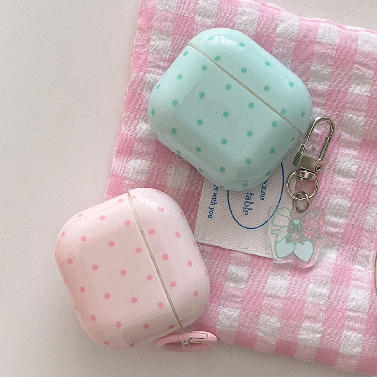 Striped and Polka dot AirPods cases - ChildAngle