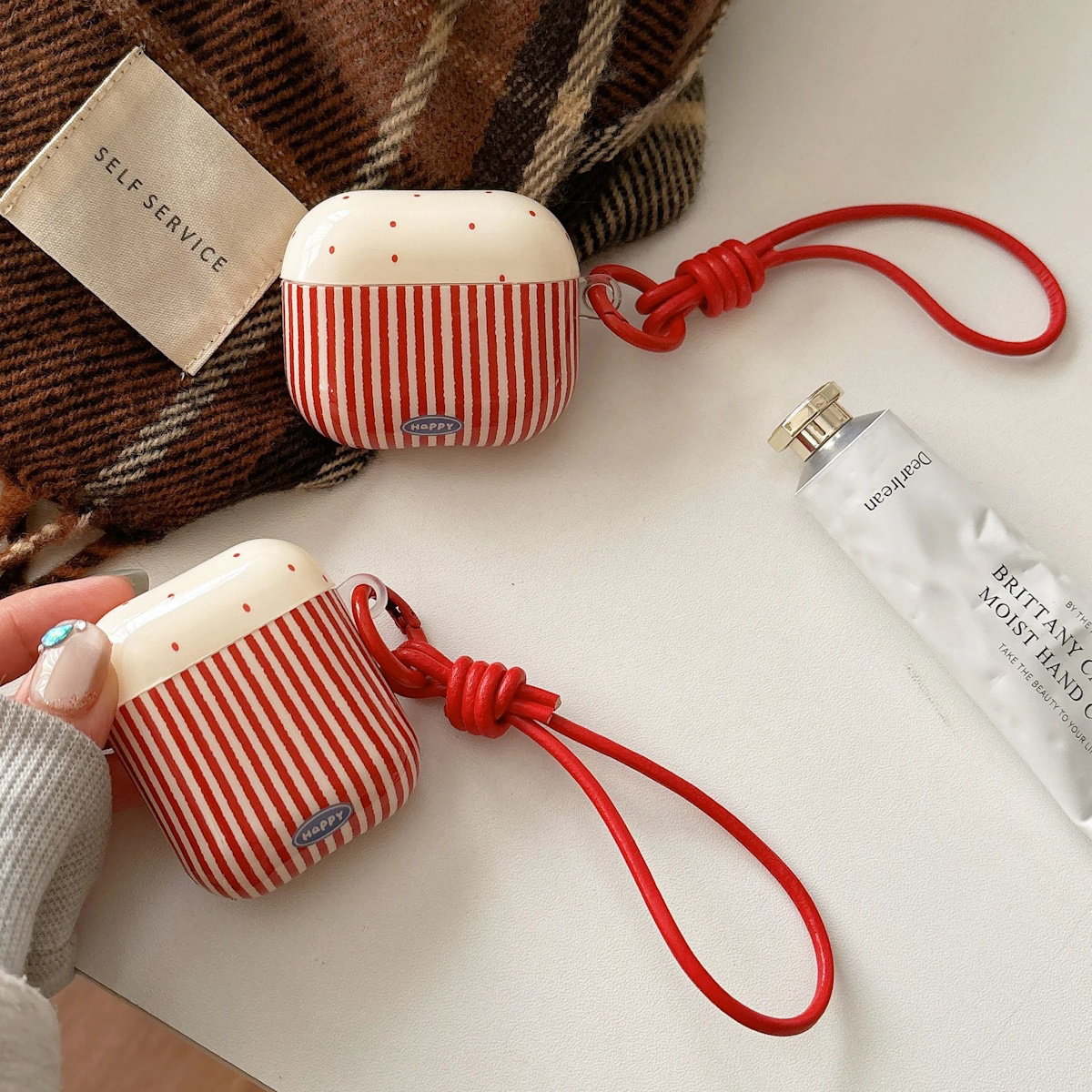 Striped AirPods cases - ChildAngle