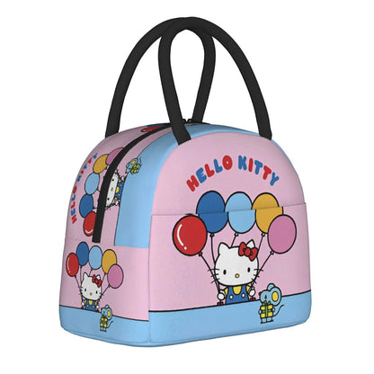 Hello Kitty Lunch Bags Portable Insulated Tote for Schools - ChildAngle