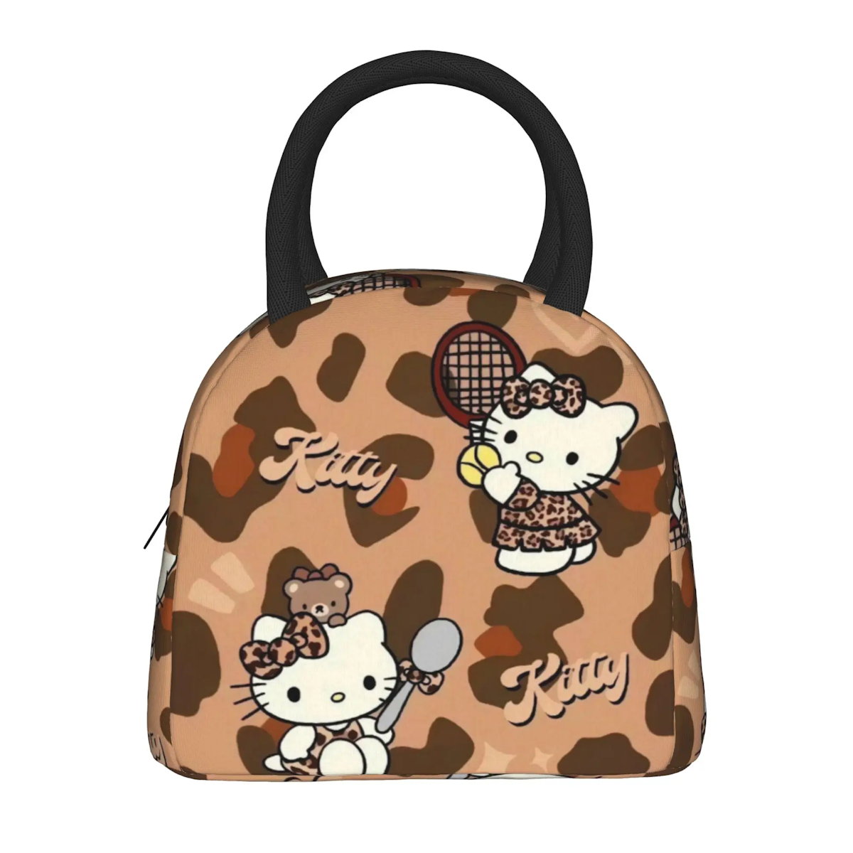 Hello Kitty Lunch Bags Portable Insulated Tote for Schools - ChildAngle