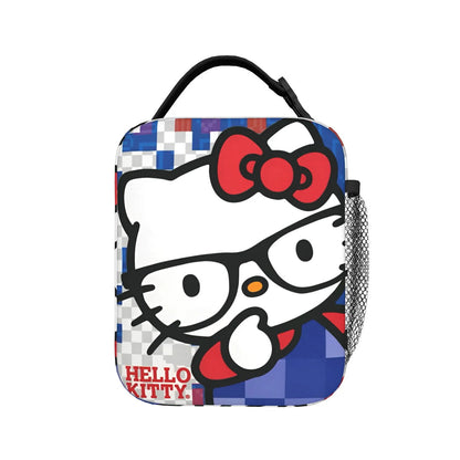 Hello Kitty Lunch Bag Portable Insulated Tote for Girls - ChildAngle