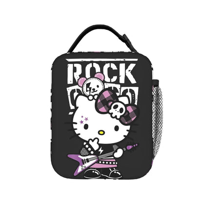 Hello Kitty Lunch Bag Portable Insulated Tote for Girls - ChildAngle