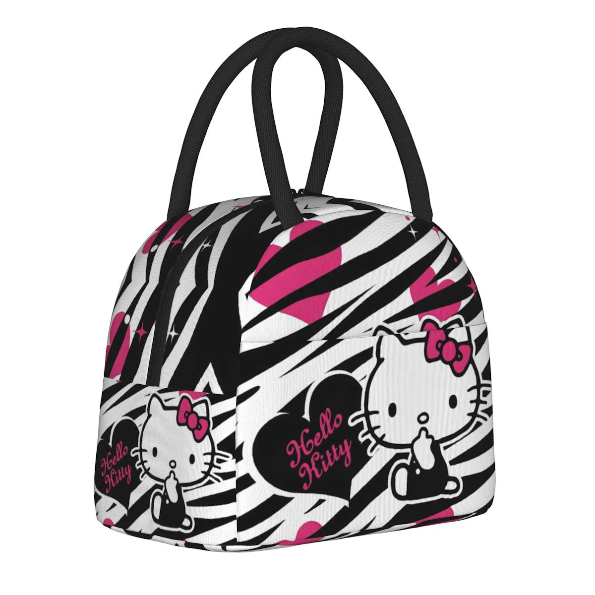 Hello Kitty Lunch Bags Portable Insulated Tote for Schools - ChildAngle
