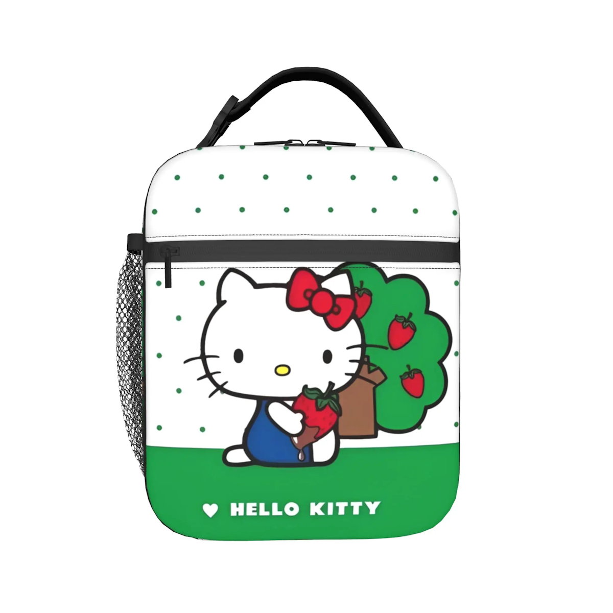 Hello Kitty Lunch Bag Portable Insulated Tote for Girls - ChildAngle