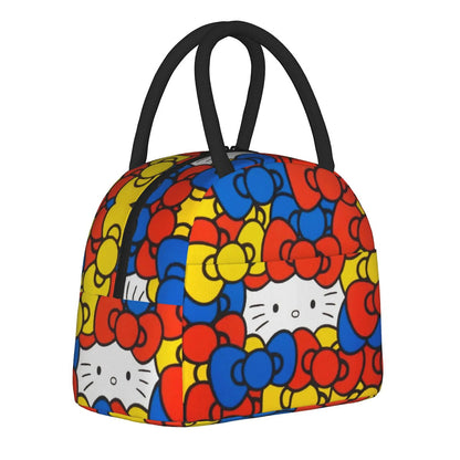 Hello Kitty Lunch Bags Portable Insulated Tote for Schools - ChildAngle