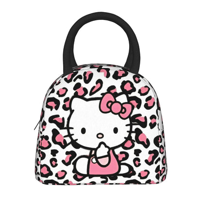 Hello Kitty Lunch Bags Portable Insulated Tote for Schools - ChildAngle