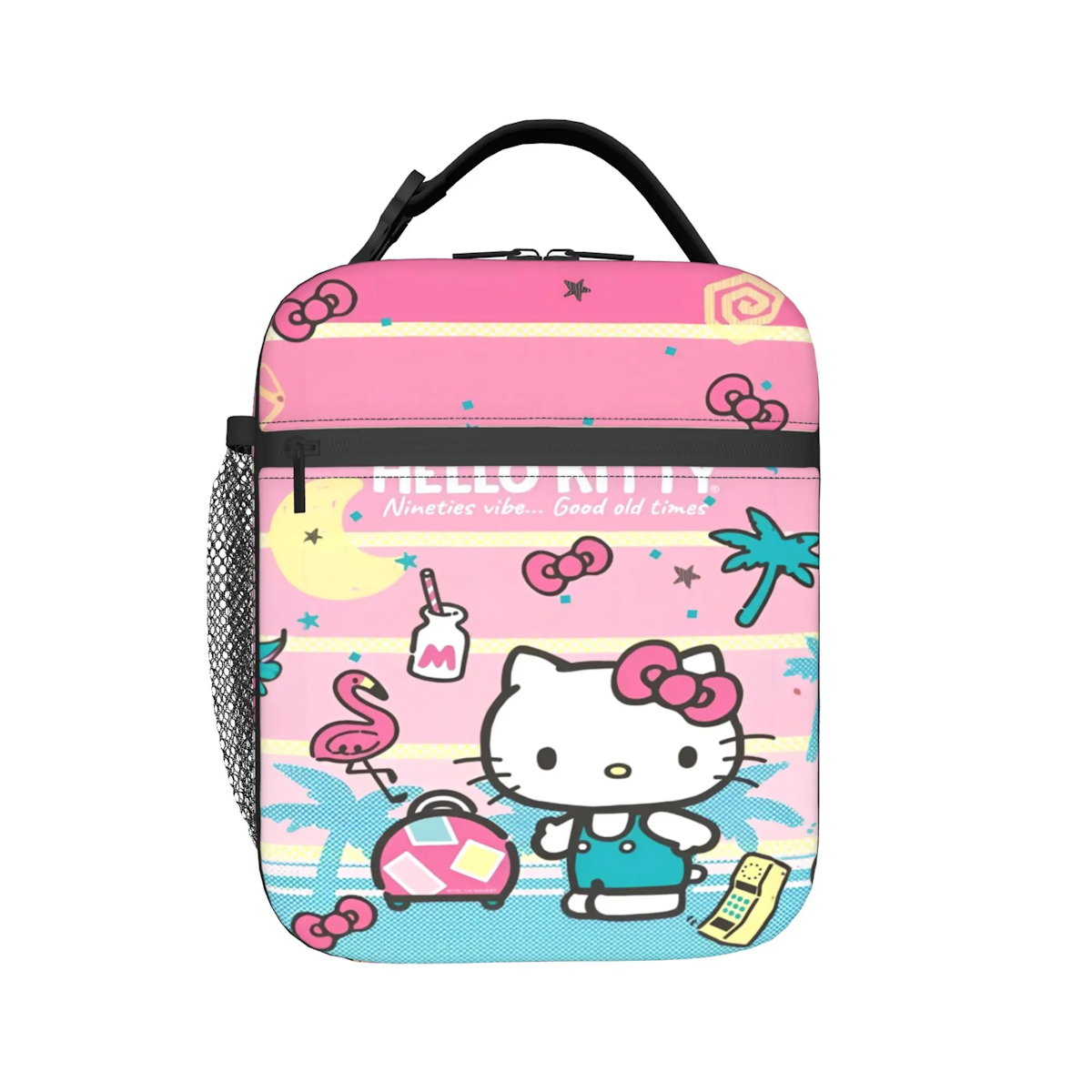 Hello Kitty Lunch Bag Portable Insulated Tote for Girls - ChildAngle