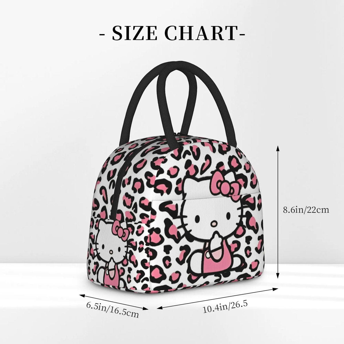 Hello Kitty Lunch Bags Portable Insulated Tote for Schools - ChildAngle