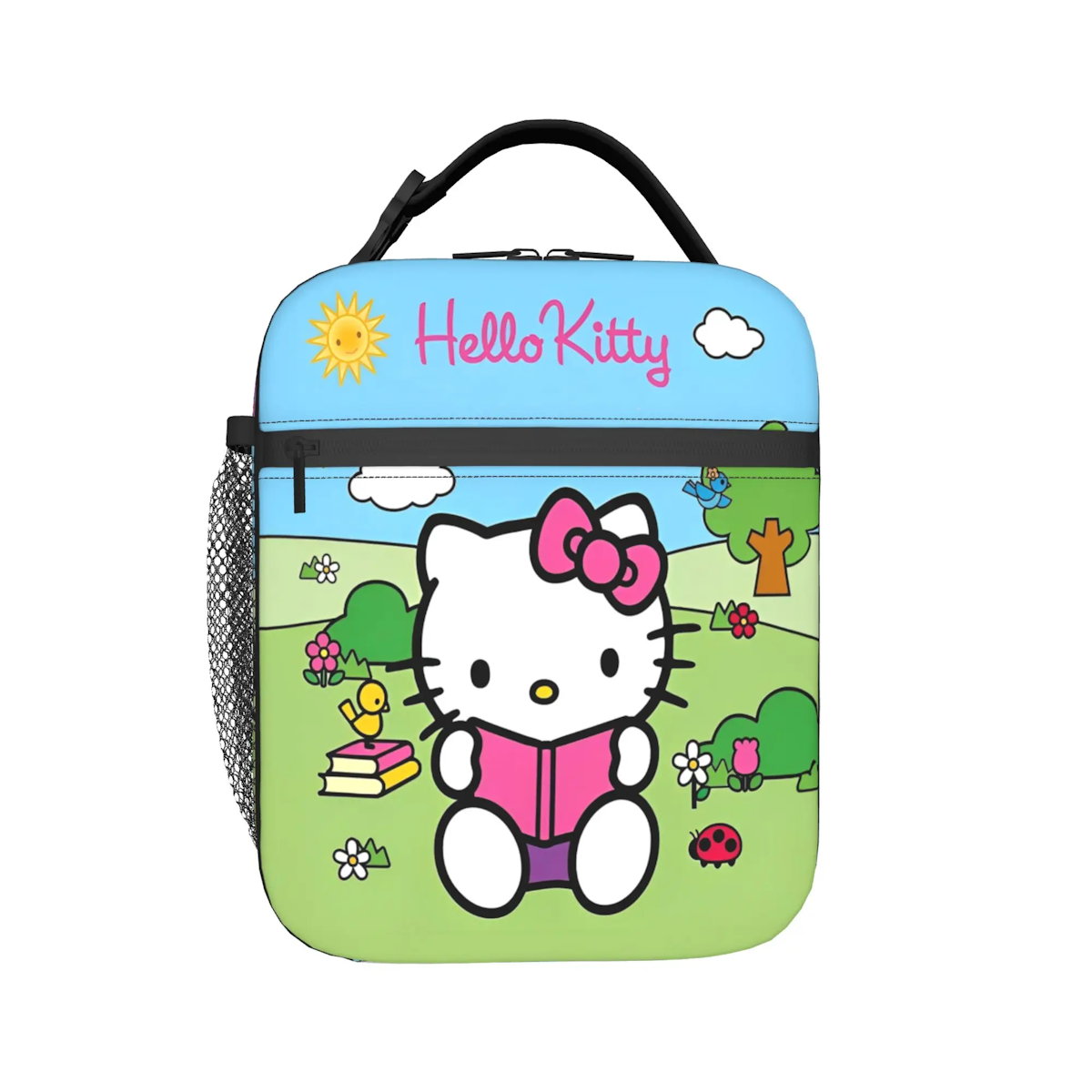 Hello Kitty Lunch Bag Portable Insulated Tote for Girls - ChildAngle