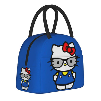 Hello Kitty Lunch Bags Portable Insulated Tote for Schools - ChildAngle