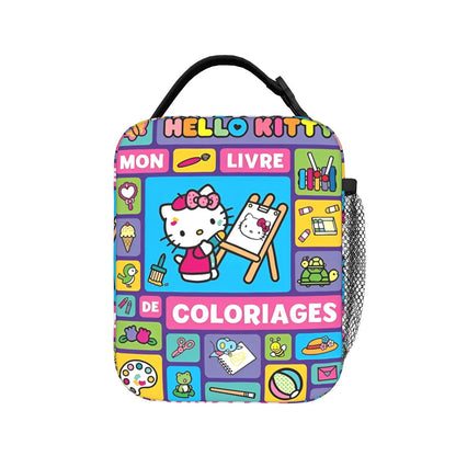 Hello Kitty Lunch Bag Portable Insulated Tote for Girls - ChildAngle