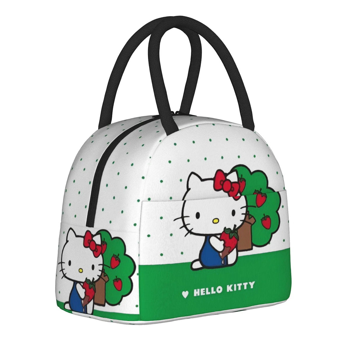 Hello Kitty Lunch Bags Portable Insulated Tote for Schools - ChildAngle